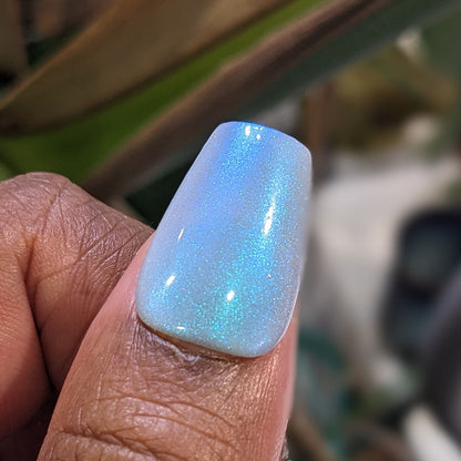 Cloud Rainbow.303 Blue Nail Polish