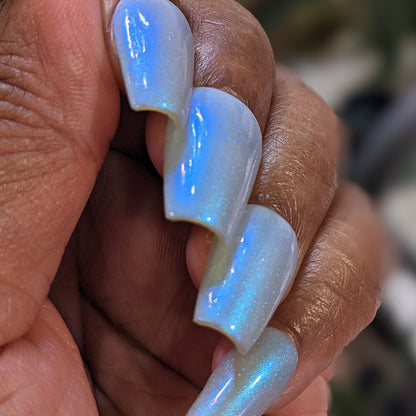 Cloud Rainbow.303 Blue Nail Polish