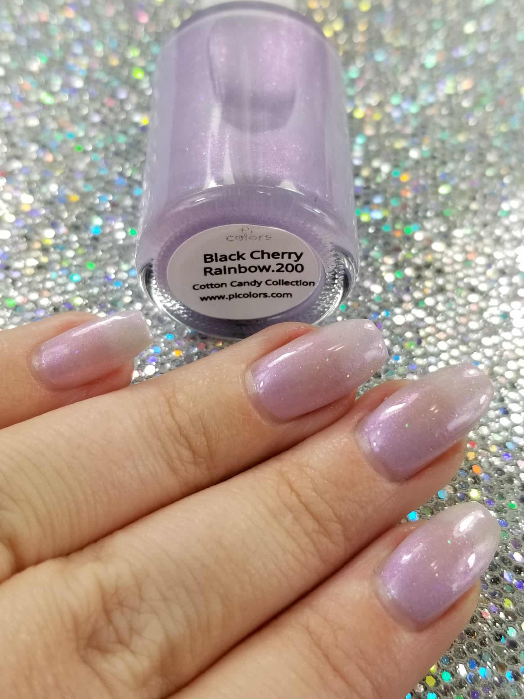 Black Cherry Rainbow.200 Purple Nail Polish by PI Colors