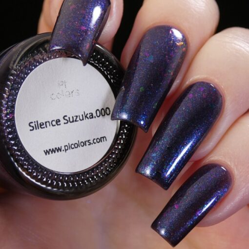 Silence Suzuka.000 Deep Blue Purple Nail Polish by PI Colors
