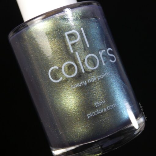 Light/Forest.000 Green Gold Nail Polish by PI Colors