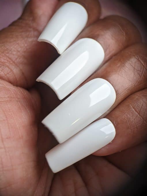 Bright White.223 White Nail Polish with Creme Finish by PI Colors