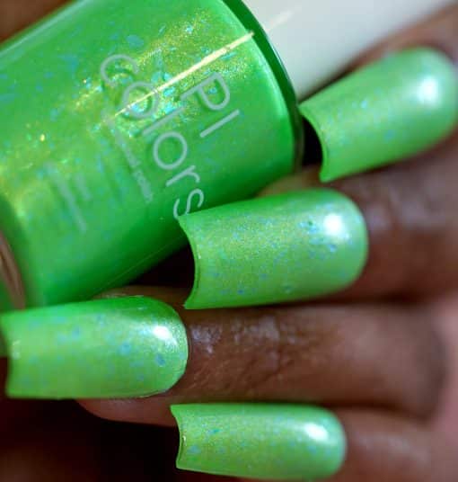 Acid Green Vapors.205 Neon Green Nail Polish by PI Colors